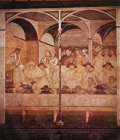 Ambrogio Lorenzetti The Oath of St Louis of Toulouse Spain oil painting art